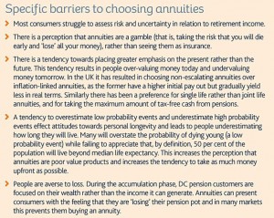 annuities (The future of retirement &ndash; NEST & the pension freedoms)