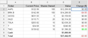 reddit Schwab (Portfolio Tracking Spreadsheet, part 2)