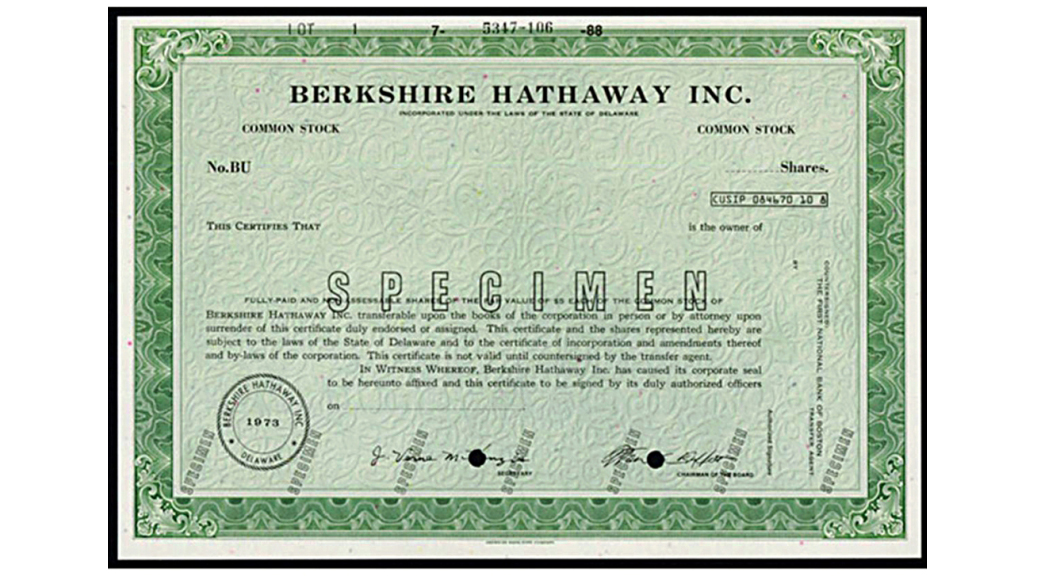 Buffet's Annual Letters