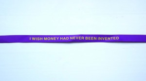 money had never been invented