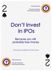 Don't Invest in IPOs