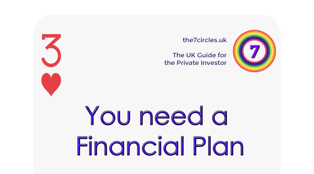 You need a Financial Plan