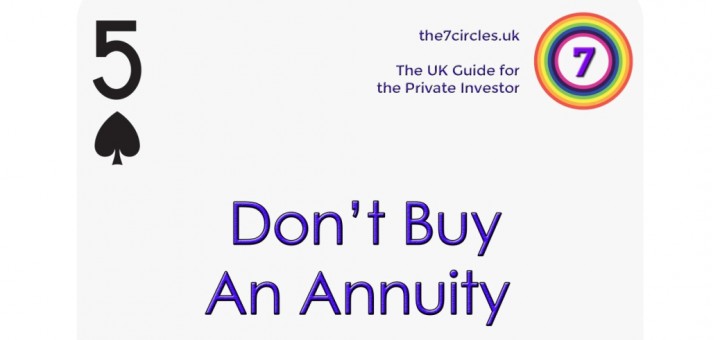 Don't Buy an Annuity
