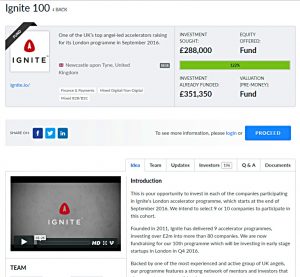 ignite-100 (SEIS &ndash; The Seed Enterprise Investment Scheme)