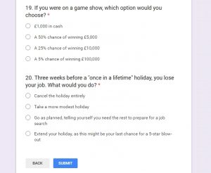short-term-4 (Risk Tolerance Questionnaire &ndash; Twenty Questions)