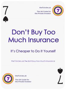 Don't buy too much insurance