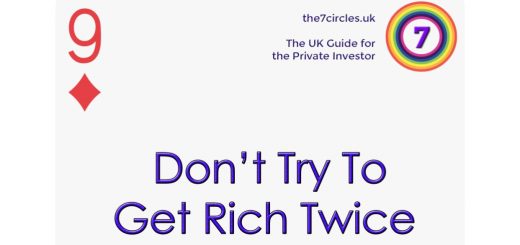 Don't Try to Get Rich Twice