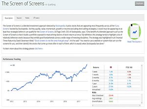 Screen of Screens (Stockopedia for AIM (and IHT))