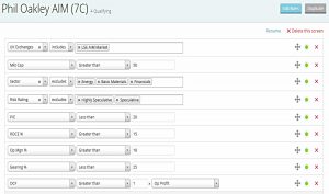 Phil Oakley AIM screen