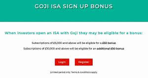 Goji bonus