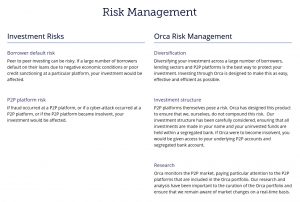 Orca risks