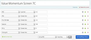Value Momentum (VAMOMO &ndash; A Stock Screen)
