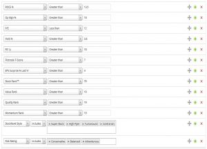 Extra rules (Stock Ranks Stock Screen)