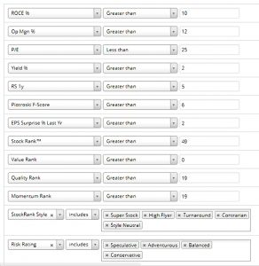 Third time lucky (Stock Ranks Stock Screen)