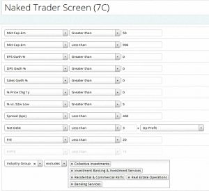NT 7C rules (A Naked Trader Stock Screen)