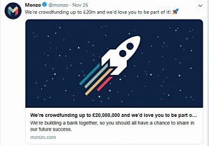Monzo tweet