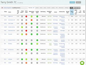 Terry Smith 190111 (Stock Screeners &ndash; December 2018)