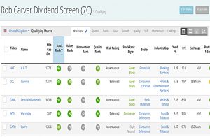 Carver Dividends 200227 (Stock Screeners February 2020)