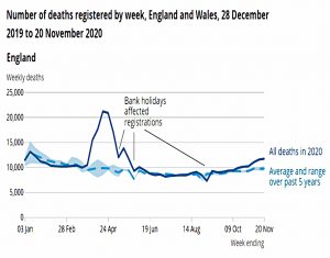England excess deaths week 47