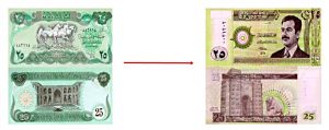 Iraqi dinars