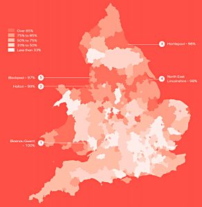 Gross yields above 5 per cent