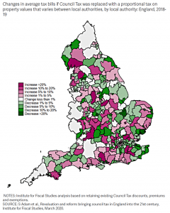 Council tax by local authority (7 Circles)